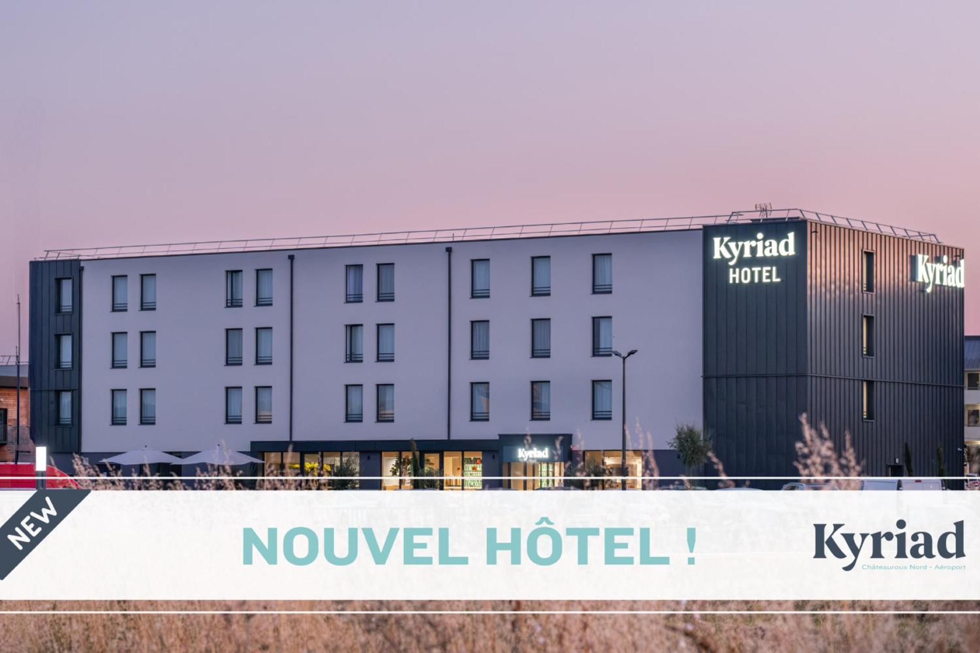 Kyriad Chateauroux Nord - Aeroport Déols Eksteriør billede